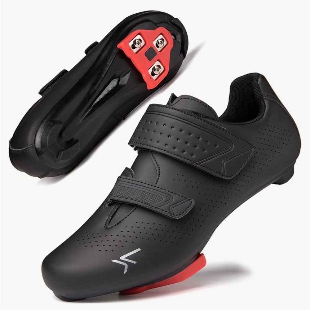 Cycling shoes with installed Delta Cleats - BARELY WORN!